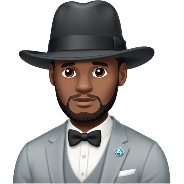 LeBron James wearing a derby hat emoji