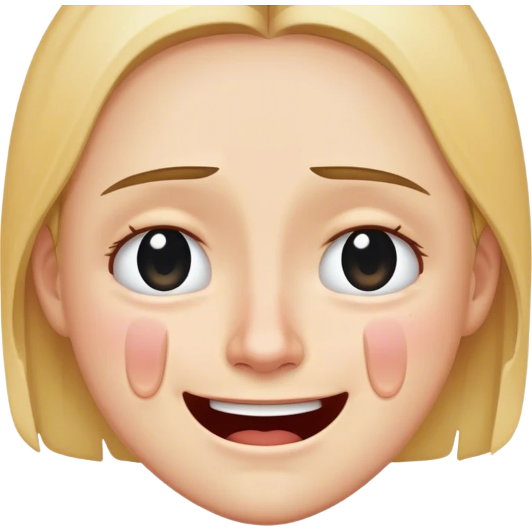 chatbot has half smile and half cry face emoji