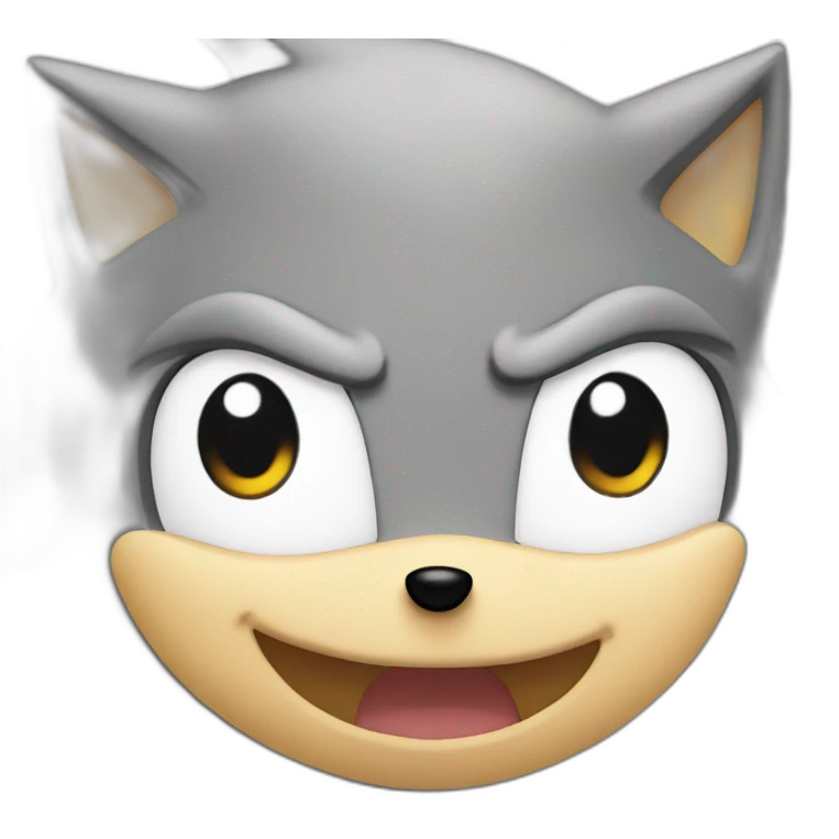Sonic winking emoji
