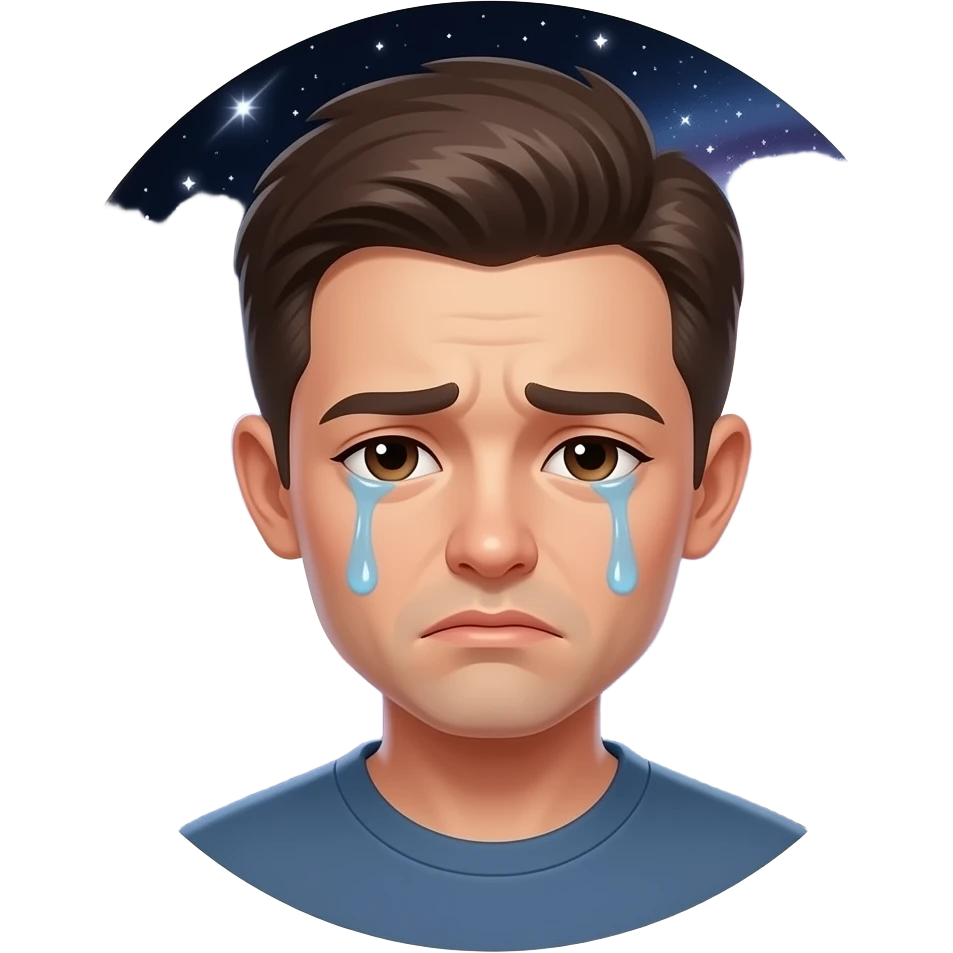 An emoji of litrally everything cool stuff like galaxies and things and an emoji crying emoji