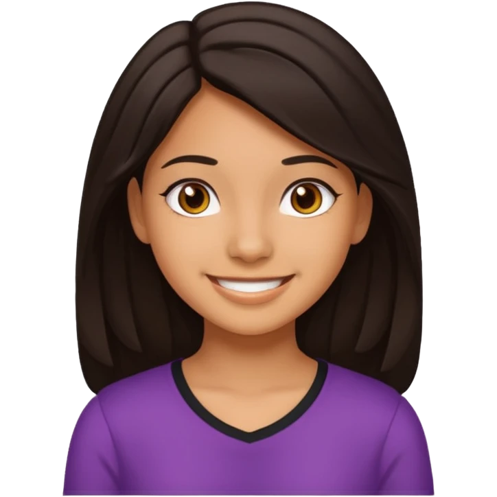 Latina teen not wearing any clothing  emoji