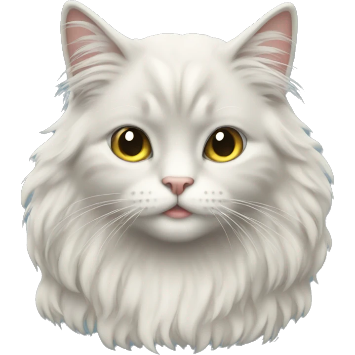 Long haired Angel cat  emoji