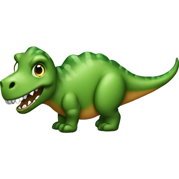 Dinosaur Pooping emoji