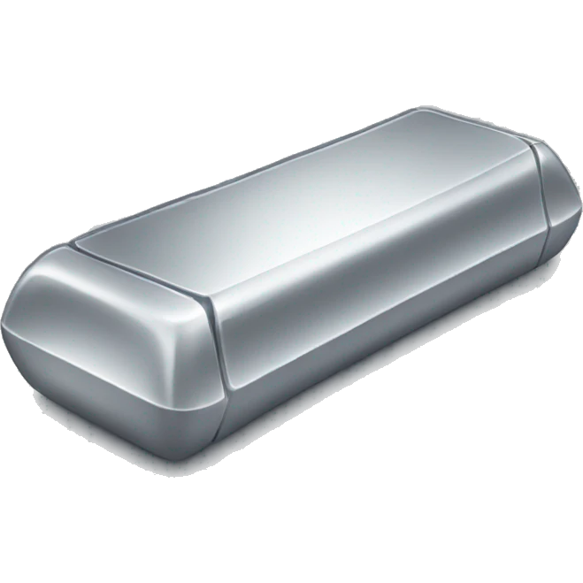 Silver bar emoji
