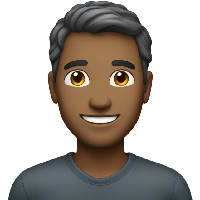 confident guy under the sun handsome emoji