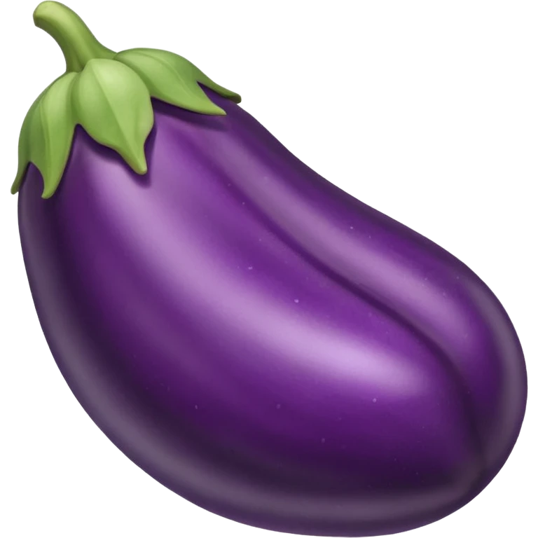 eggplant with cum coming out emoji