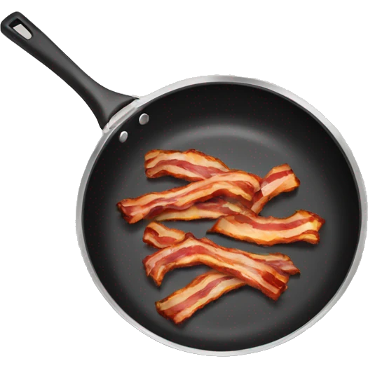 Frying Pan with bacon emoji