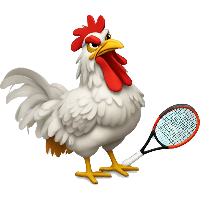 El Gallo con tenis emoji