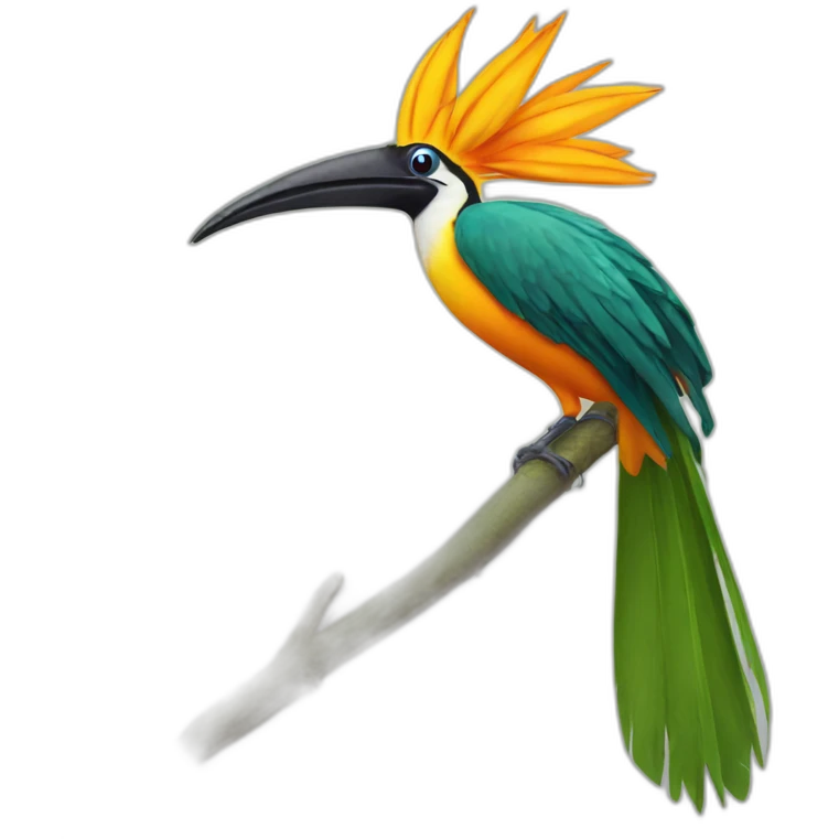 Bird of paradise emoji