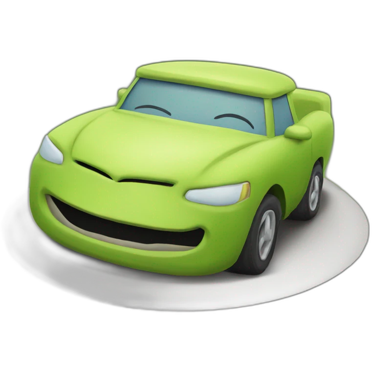 shrek car make cake emoji