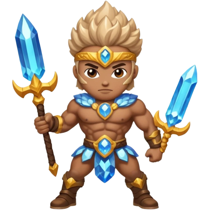 crystal geode warrior emoji