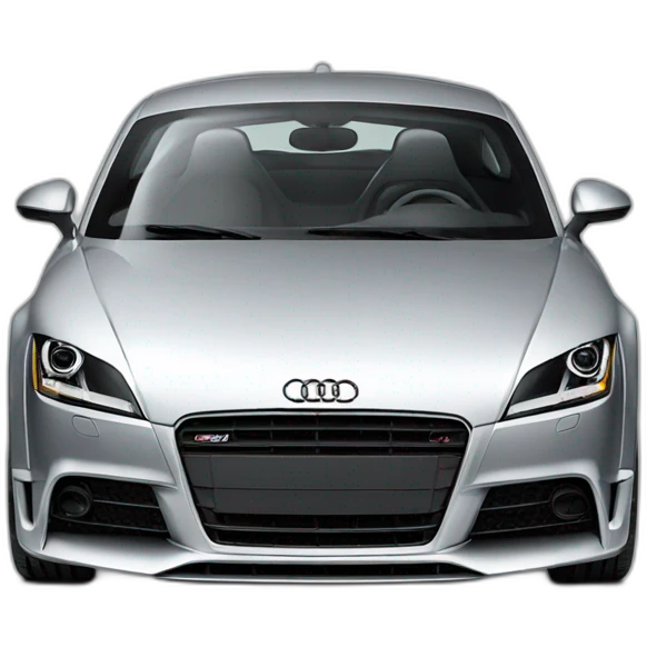 Audi TT silver emoji
