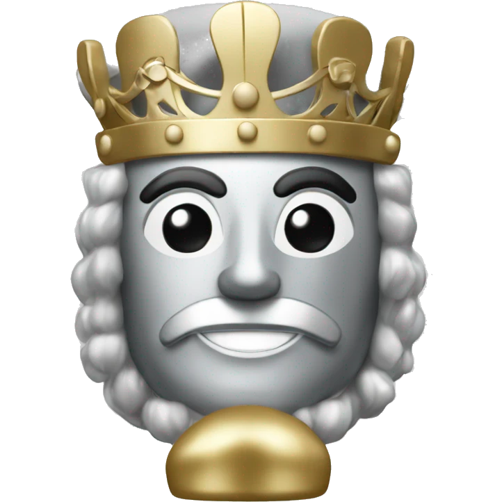 silver and gold nutcracker emoji
