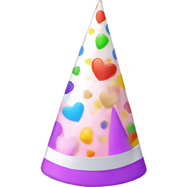 Birthday hat aesthetic  emoji