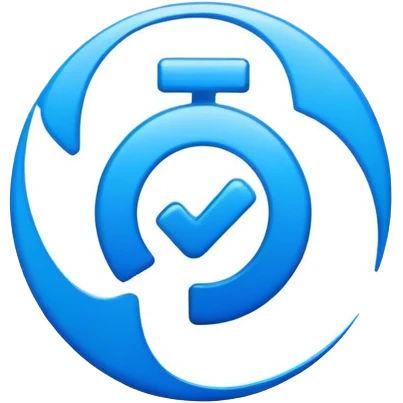 news agency logo with blue R emoji