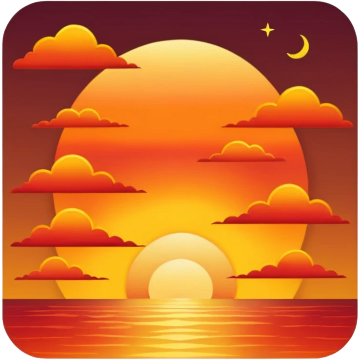  sunset emoji