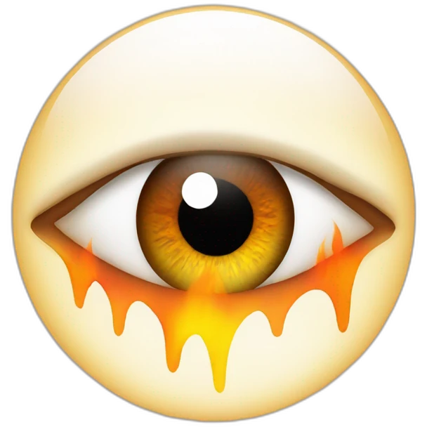 eye with flame inside emoji