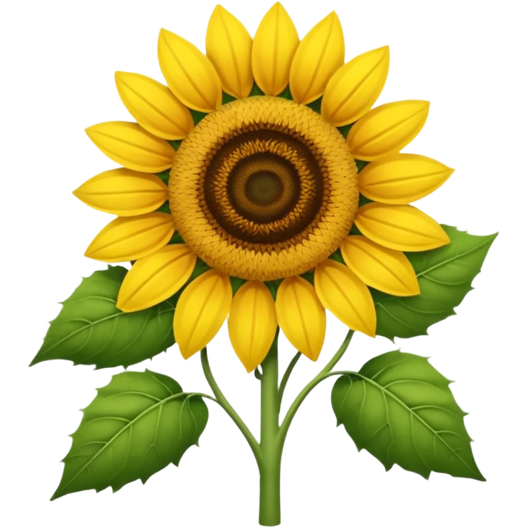 Noo, i want sunflower 🌻.  Just like this. With browner center. And without green sleaves
 emoji