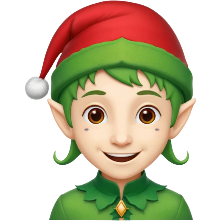Christmas elf emoji