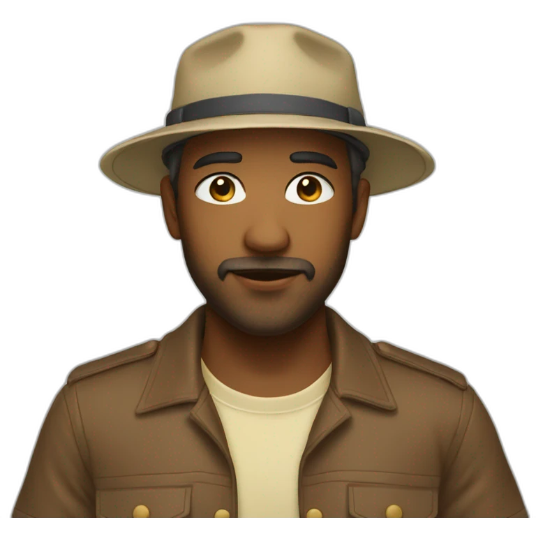 David sacks wearing a bucket hat emoji