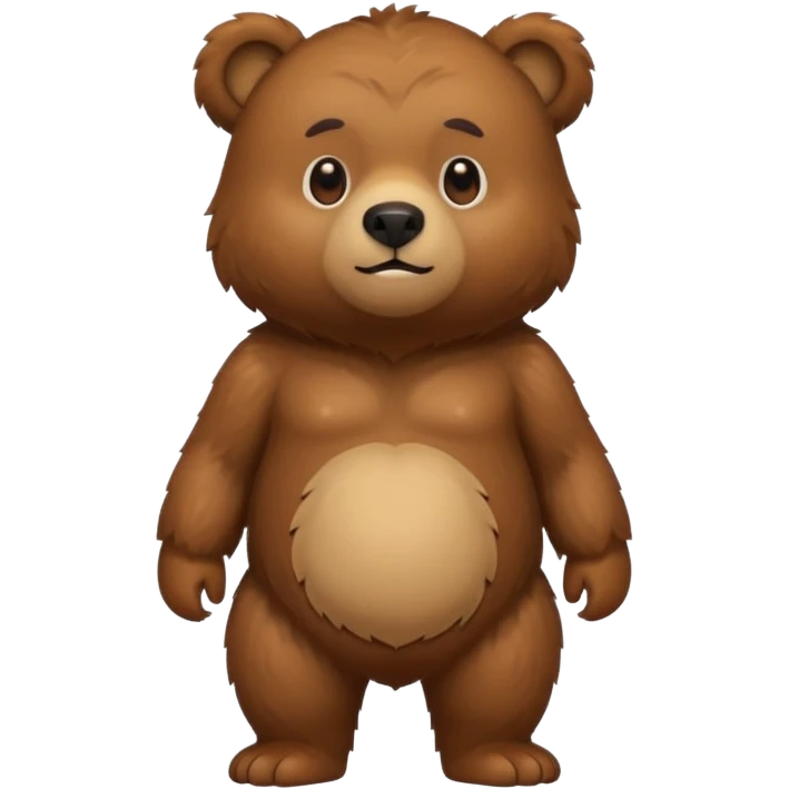 Сделай медведя emoji