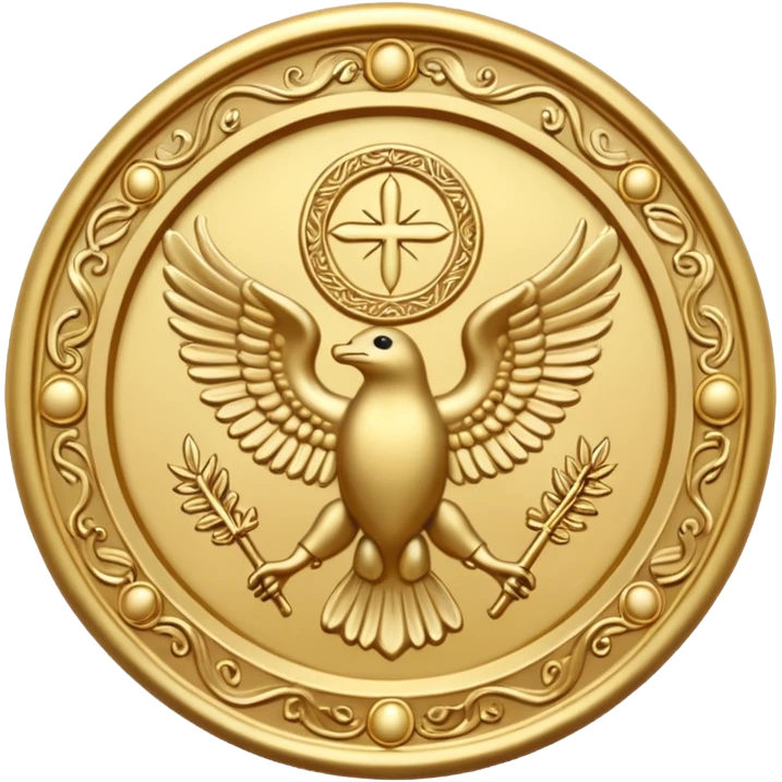seal of Archangel Michael, ancient script, ornate, spiritual emoji