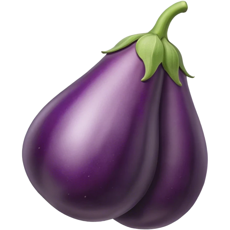 Eggplant with white stuff emoji