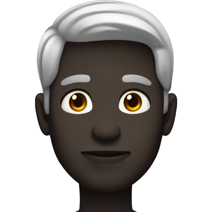discord slight smile with black skin tone emoji