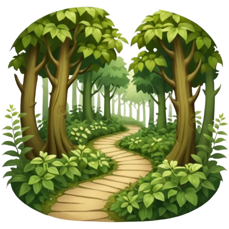 forest path
 emoji