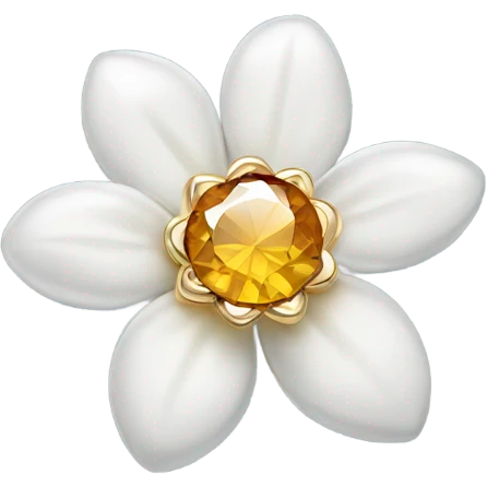 Flower engagement ring emoji