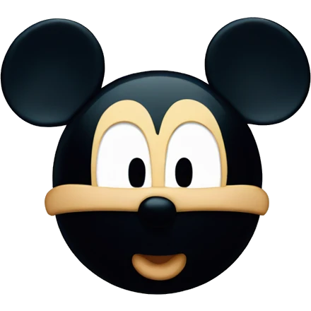 Mickey Mouse emoji