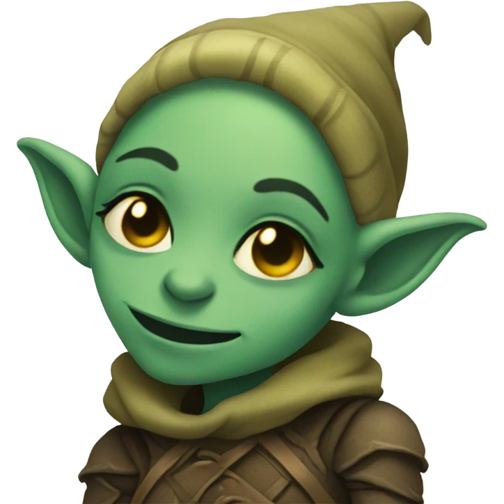 goblin girl hugging emoji