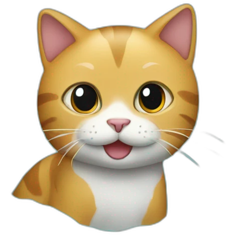 cat in the sea emoji