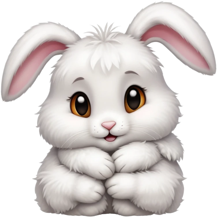 Rabbit giving a hug emoji