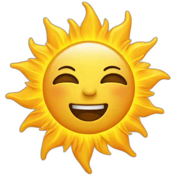 the sun emoji