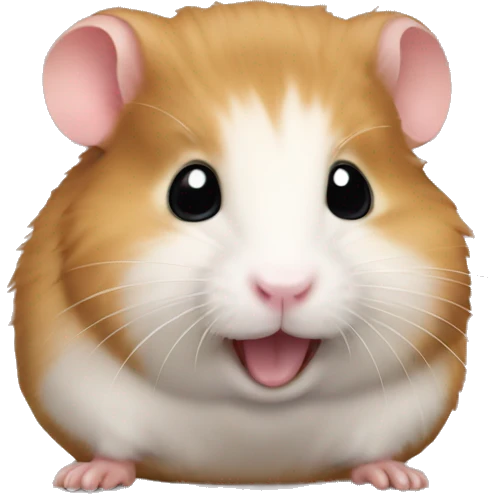 Hamster with Jordan's emoji
