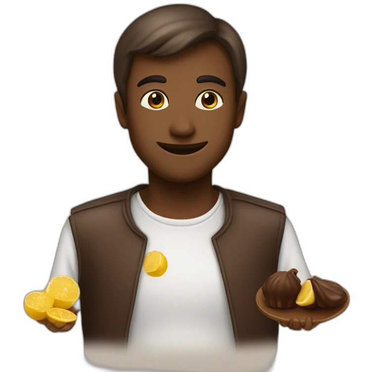 Schoko und Zitrone emoji