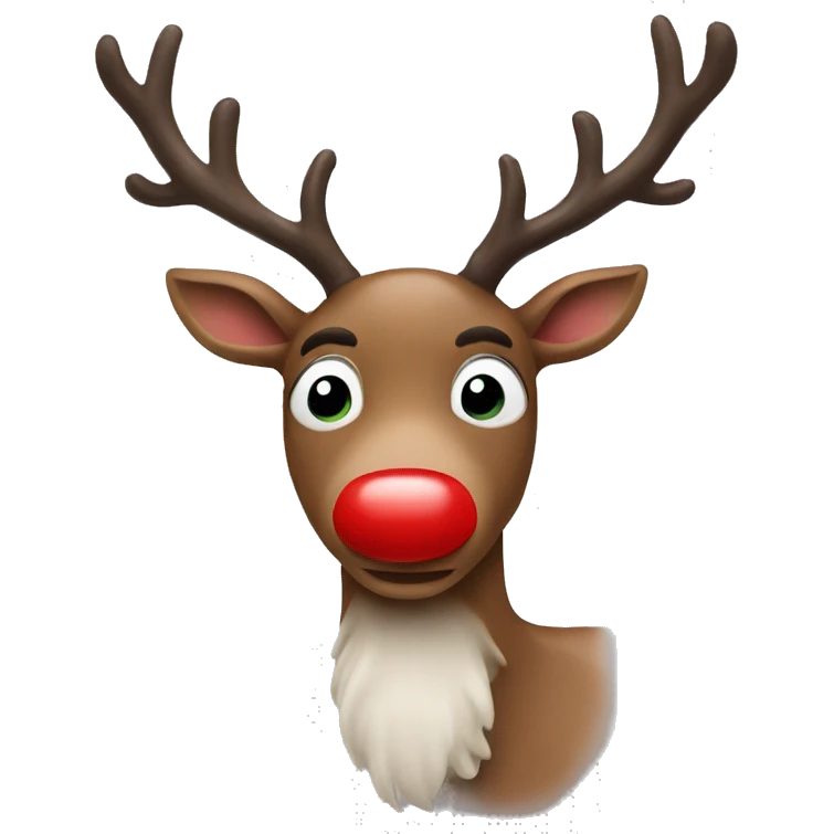 Red Nosed Reindeer emoji