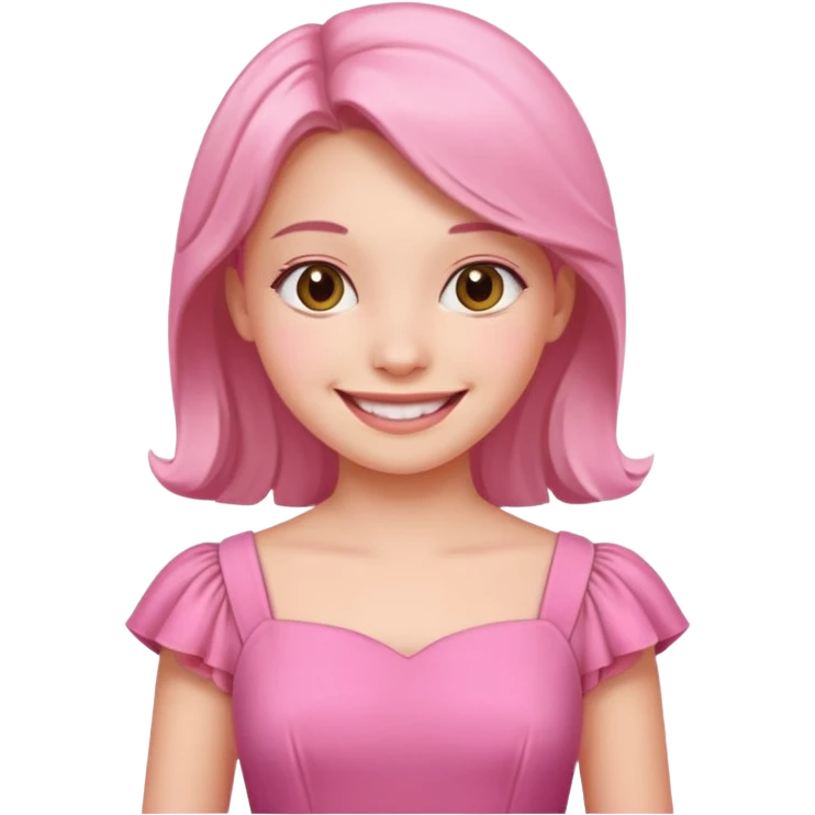 Clean girl pink emoji