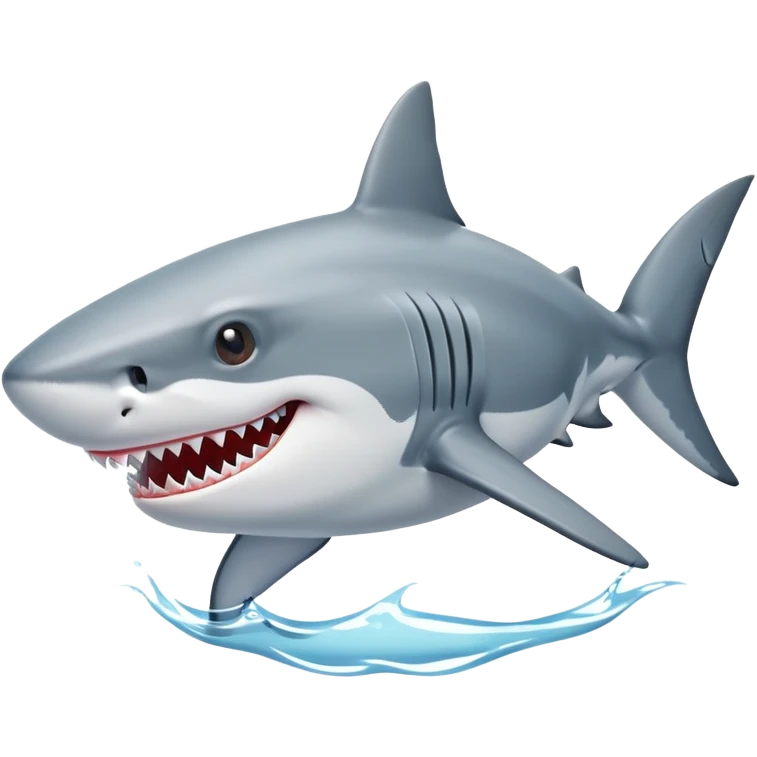 Tiburón con sapatos emoji