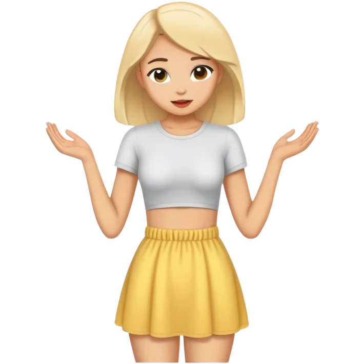 get dressed girl emoji