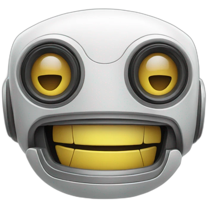 laughing robot emoji