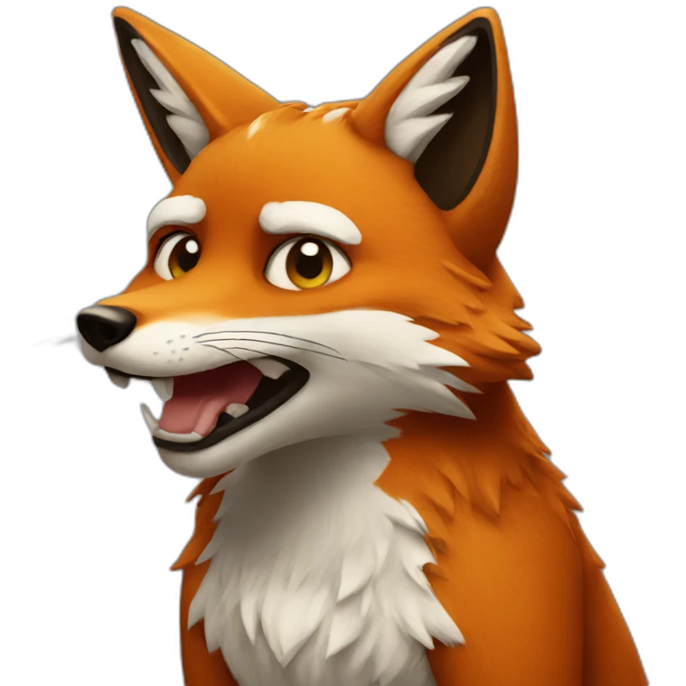 Bad fox emoji