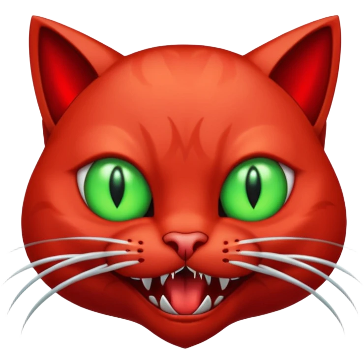  red vampire cat emoji