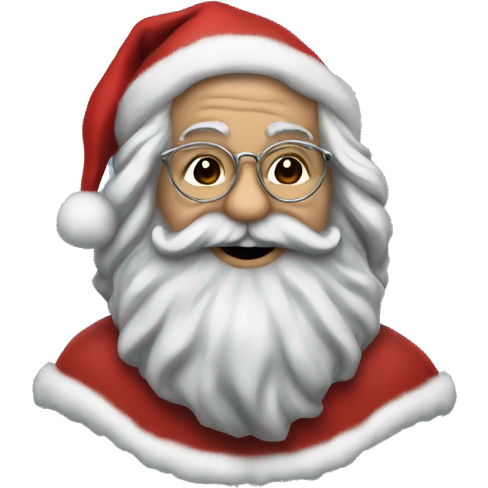 Jerry garcia santa claus emoji