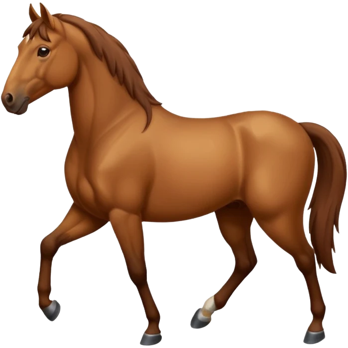 brown horse emoji