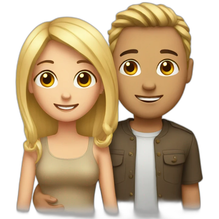 A couple emoji