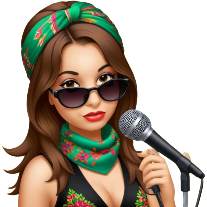 Colorful Singer emoji