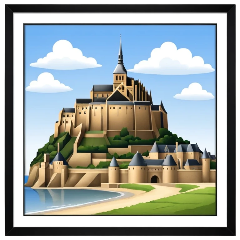 mont saint michel emoji