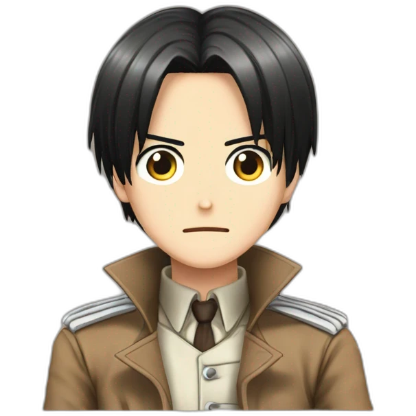 Levi Ackerman from "Attack on Titan" emoji